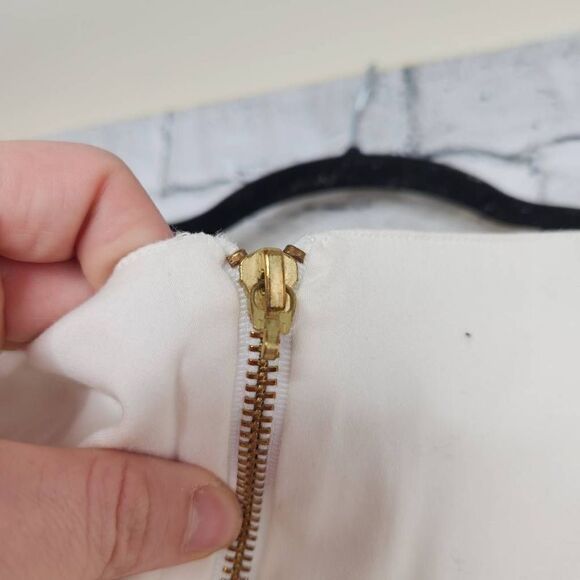 Silvia Tcherassi Cotton Blend Cropped Puff Sleeve Victoria Top White Size Large - Picture 12 of 12